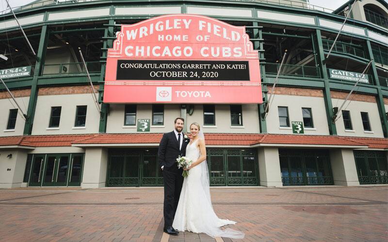 Katie Eberling wedding day