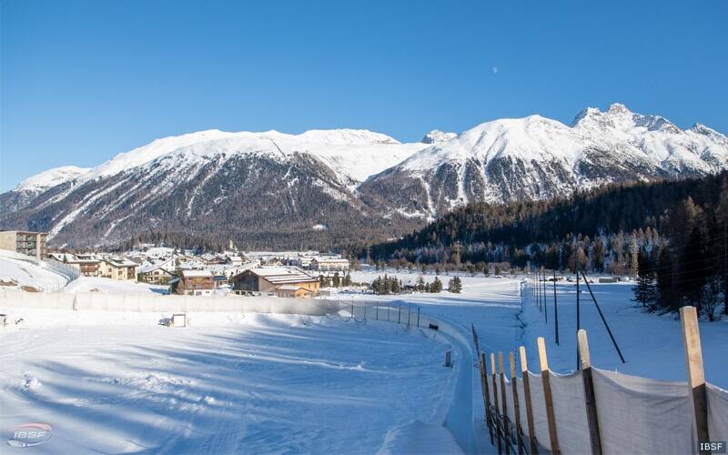 View of the St. Moritz track