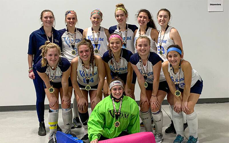 Cropped photo of Pittsburgh Venom club athletes