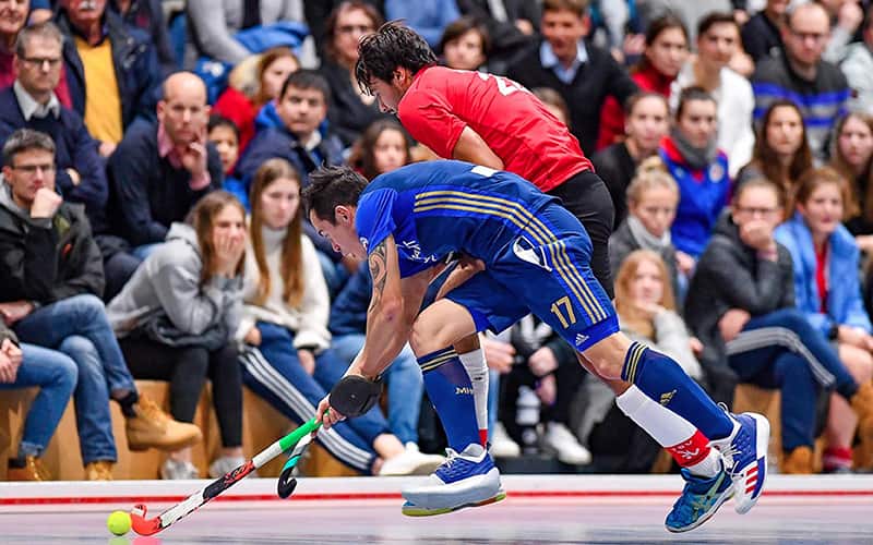 Indoor hockey: Pat Harris and Aki Kaeppeler