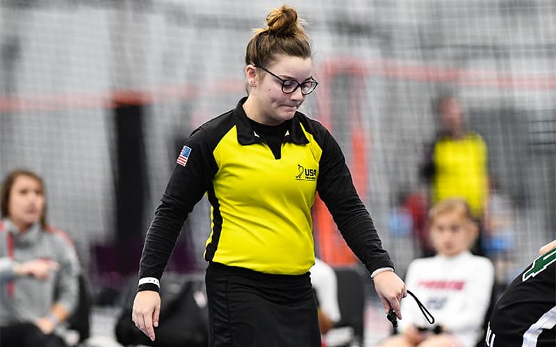 Photo of USA Field Hockey umpire