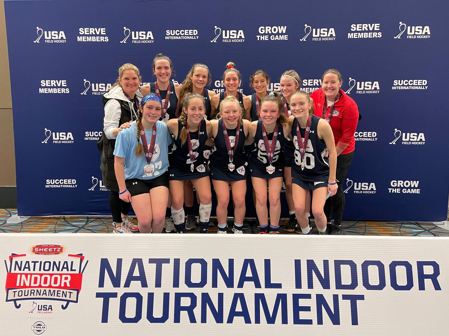 2021 U-19 Girls National Indoor Tournament, presented by YOLO Sportswear, Pool D winner: FHL