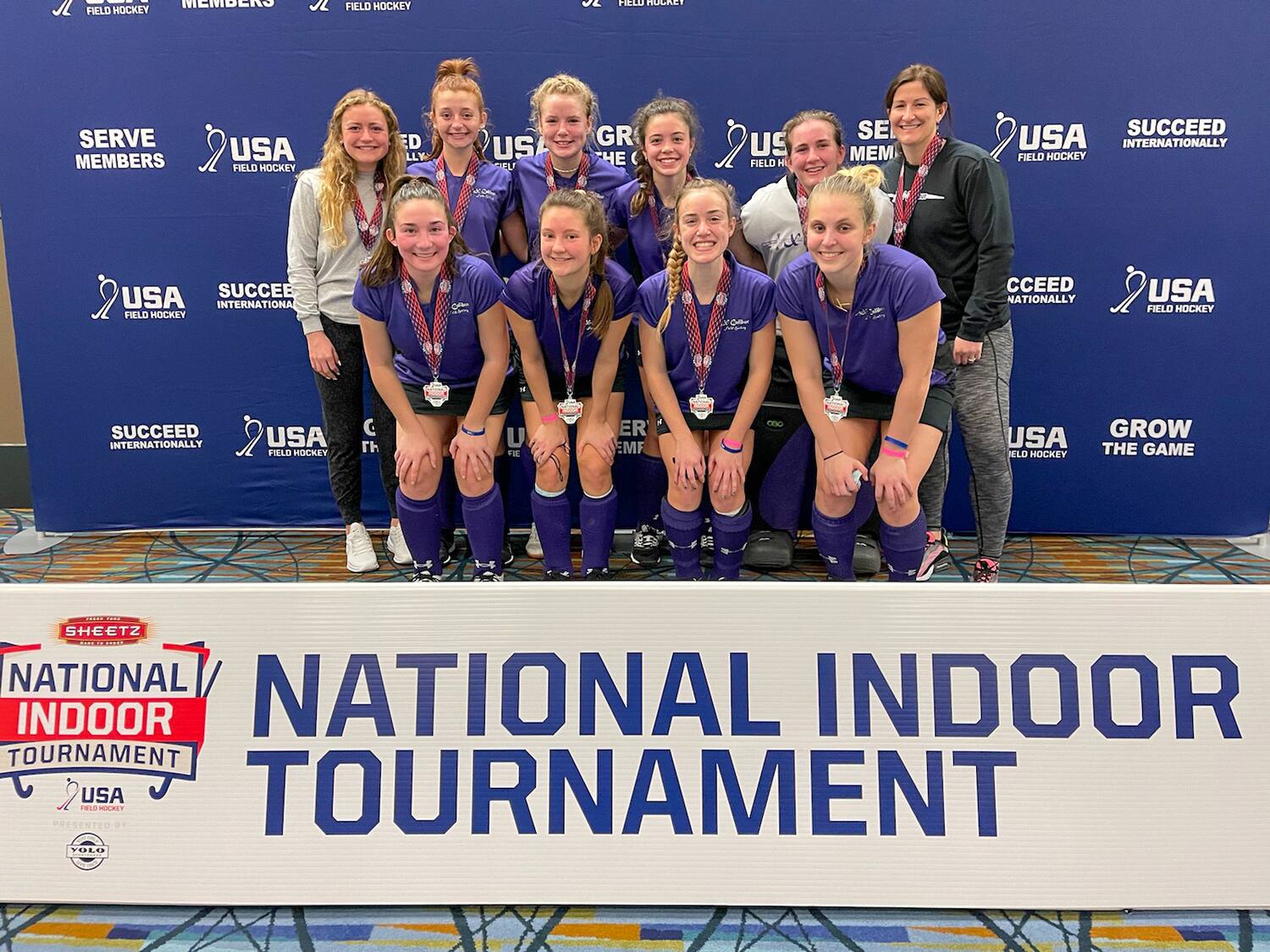 2021 U-19 Girls National Indoor Tournament, presented by YOLO Sportswear, Pool K winner: Xcalibur Justice