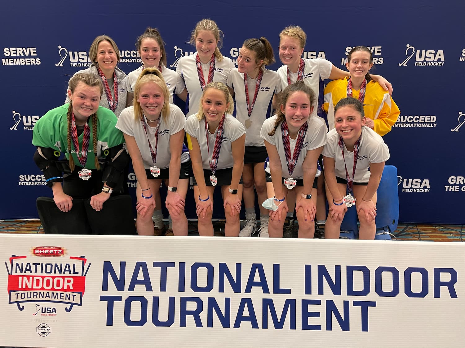 2021 U-19 Girls National Indoor Tournament, presented by YOLO Sportswear, Pool T winner: Xcalibur Liberty