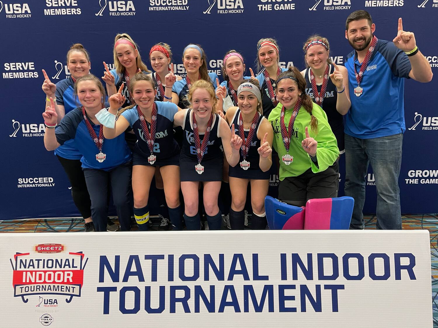 2021 U-19 Girls National Indoor Tournament, presented by YOLO Sportswear, Pool U winner: Pittsburgh Venom Blue