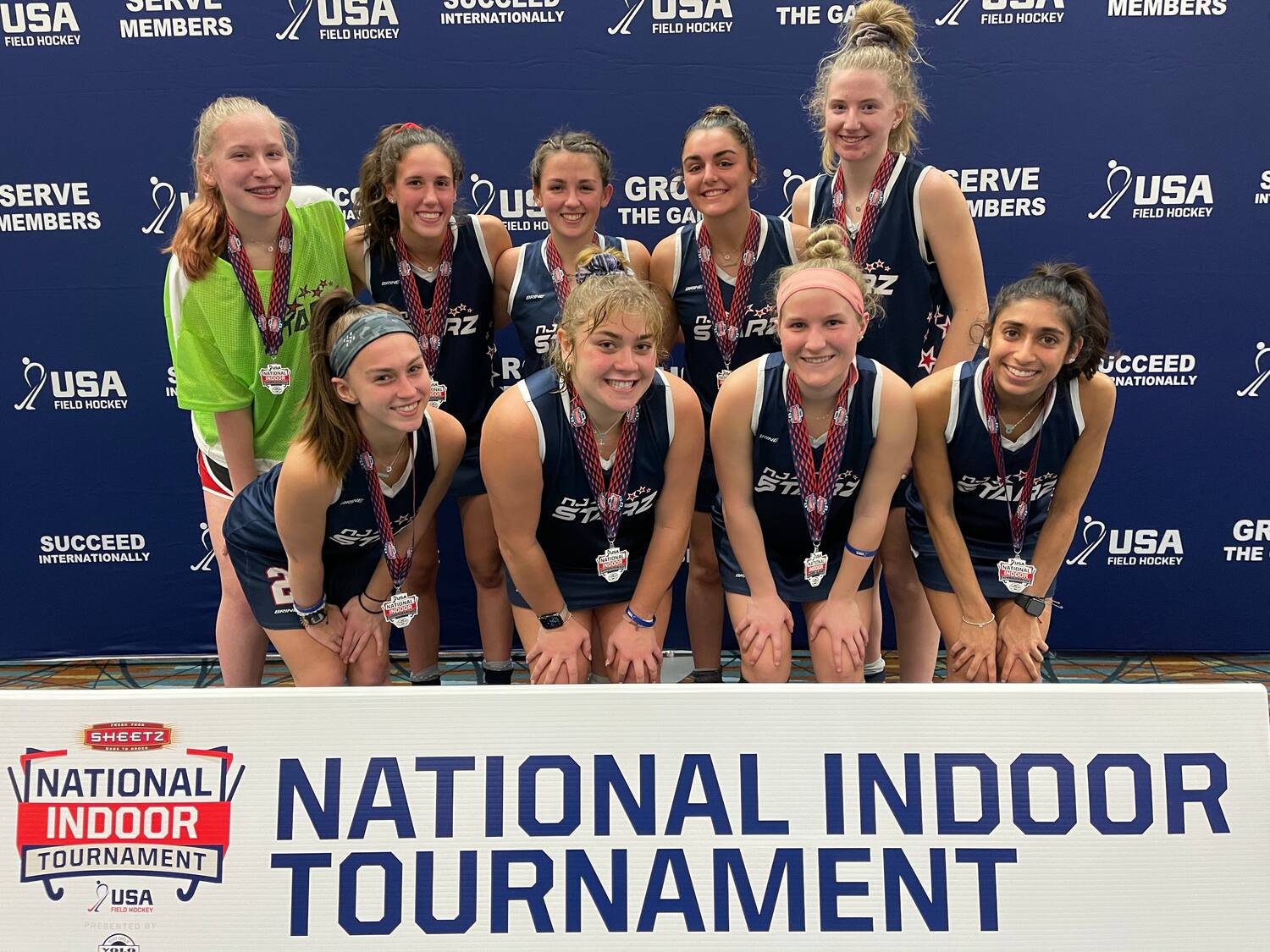 2021 U-19 Girls National Indoor Tournament, presented by YOLO Sportswear, Pool X winner: NJ Starz Blue