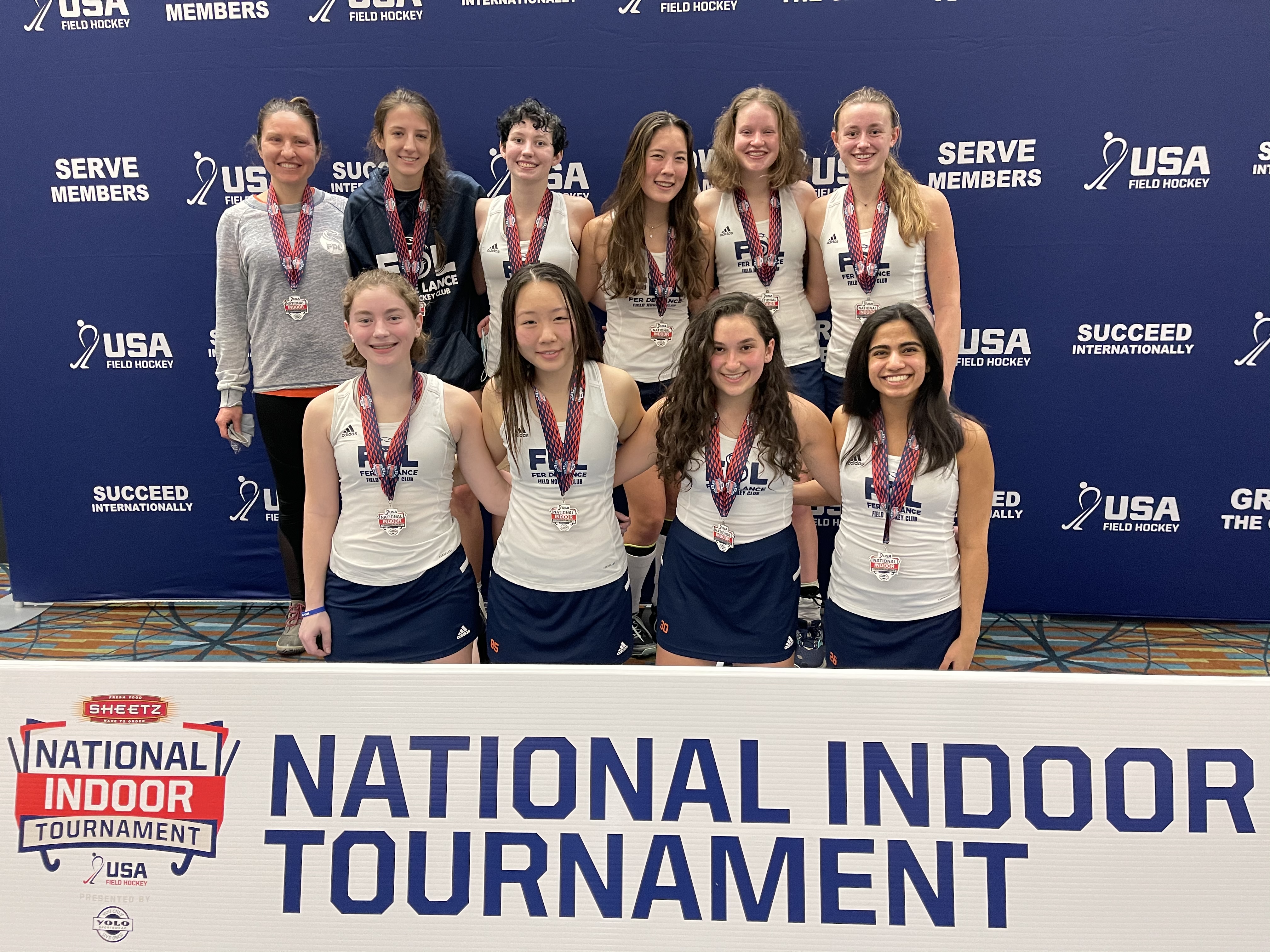 2021 U-19 Girls National Indoor Tournament, presented by YOLO Sportswear, Pool Z winner: Fer De Lance