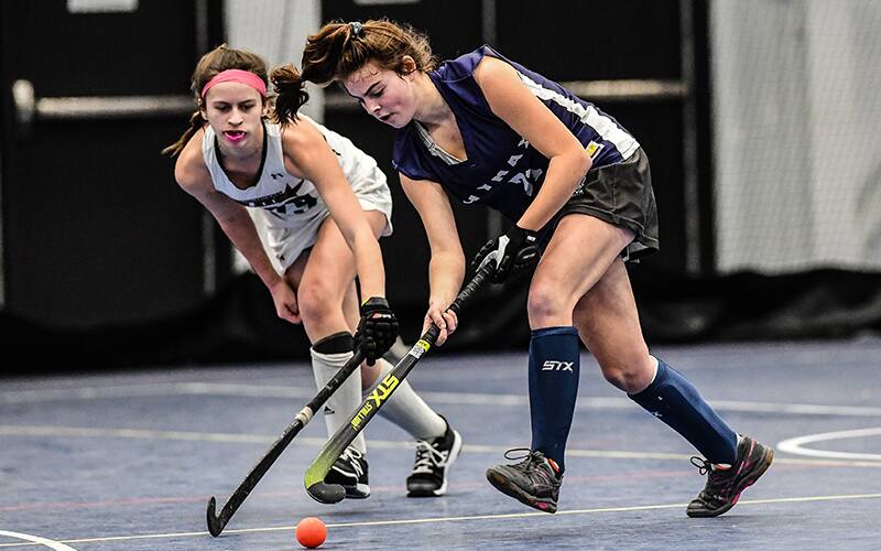 Image from the 2020 U-16 Girls National Indoor Tournament, presented by YOLO Sportswear