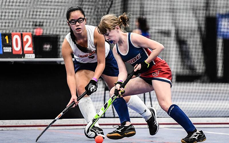 Image from the 2020 U-16 Girls National Indoor Tournament, presented by YOLO Sportswear