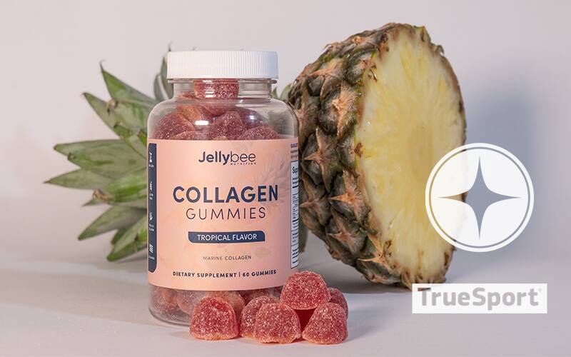 Collagen Gummies with the TrueSport logo