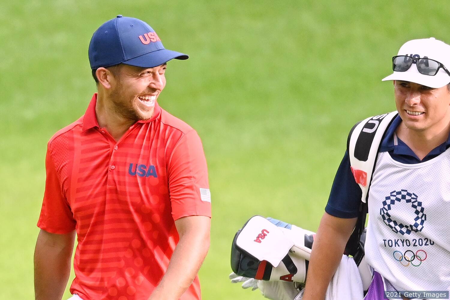 Xander Schauffele during round two of the Olympic golf competition.