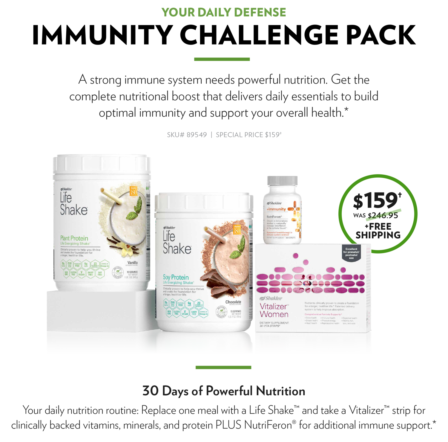 Shaklee Immunity Challenge