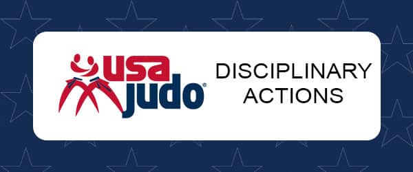 USA Judo Disciplinary Actions