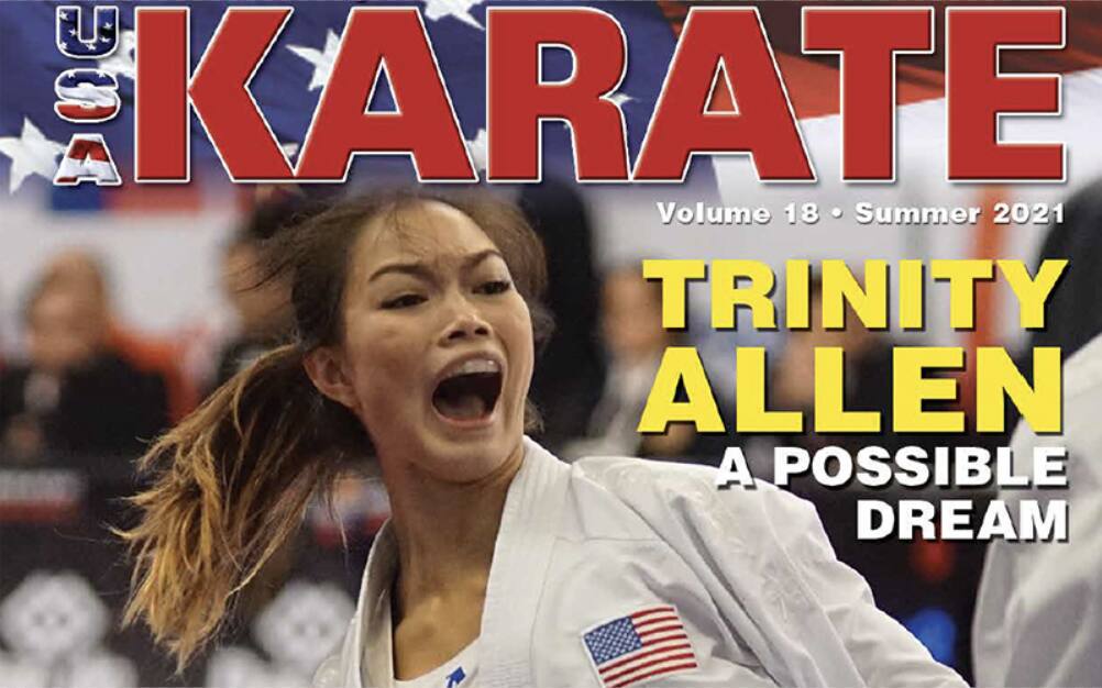 Cover of USA karate magazine