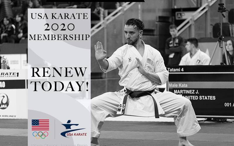 Renew Your USA Karate Membership for 2020