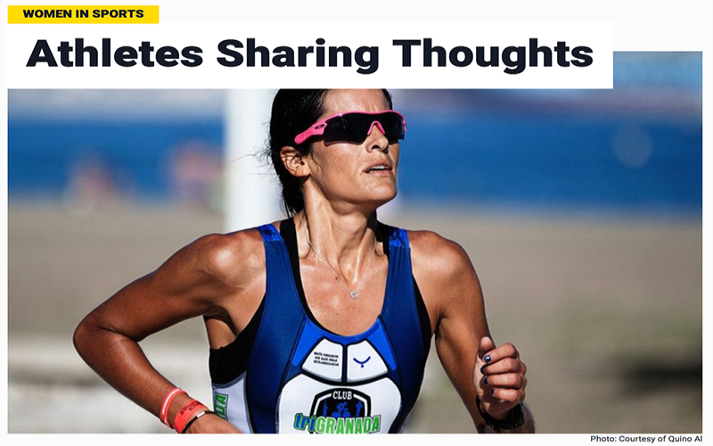Magazine Cover- Athletes Sharing Thoughts