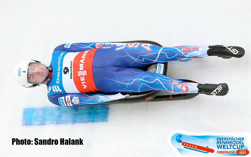 Tucker West in action, Oberhof Germany January 16