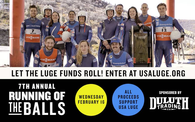 Running of the balls advertisement 