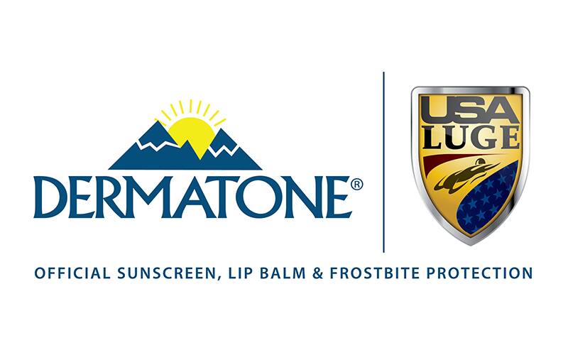 Dermatone and usa luge logos
