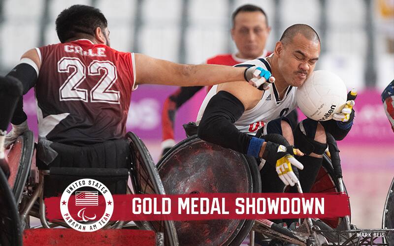 Ernie Chun of USA Wheelchair Rugby