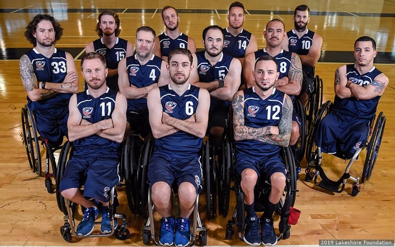 A group shot of the 2019 team that will be competing at the ParaPan American Games in Lima, Peru.