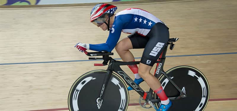 Shawn Morelli in competition