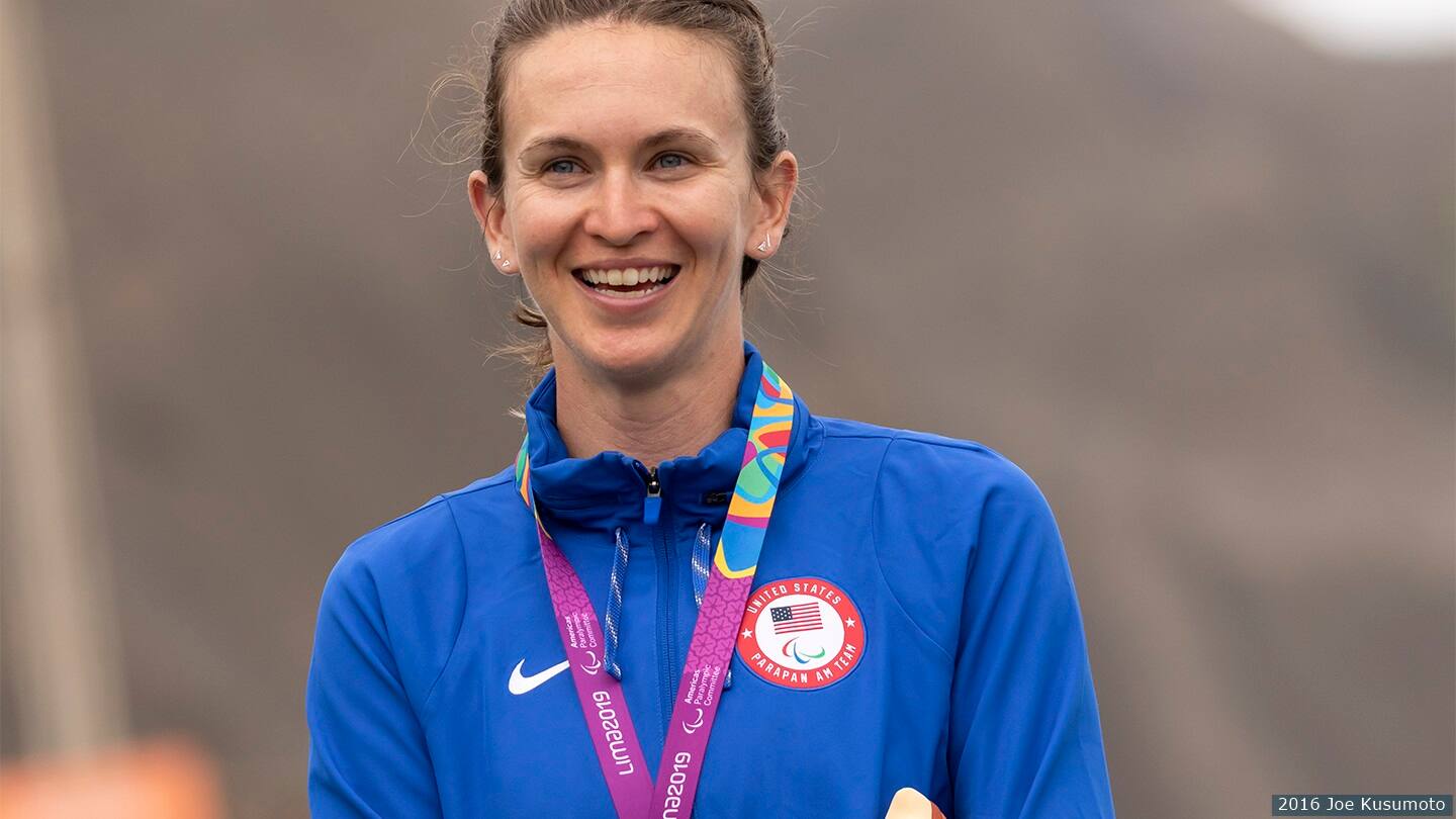 Sammie Cranks smiles for camera. 