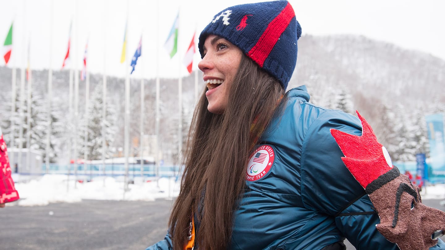 Joy Rondeau poses for a photo. 