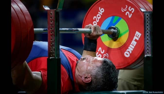 Ahmed Shafik competes at the Paralympic Games Rio 2016.