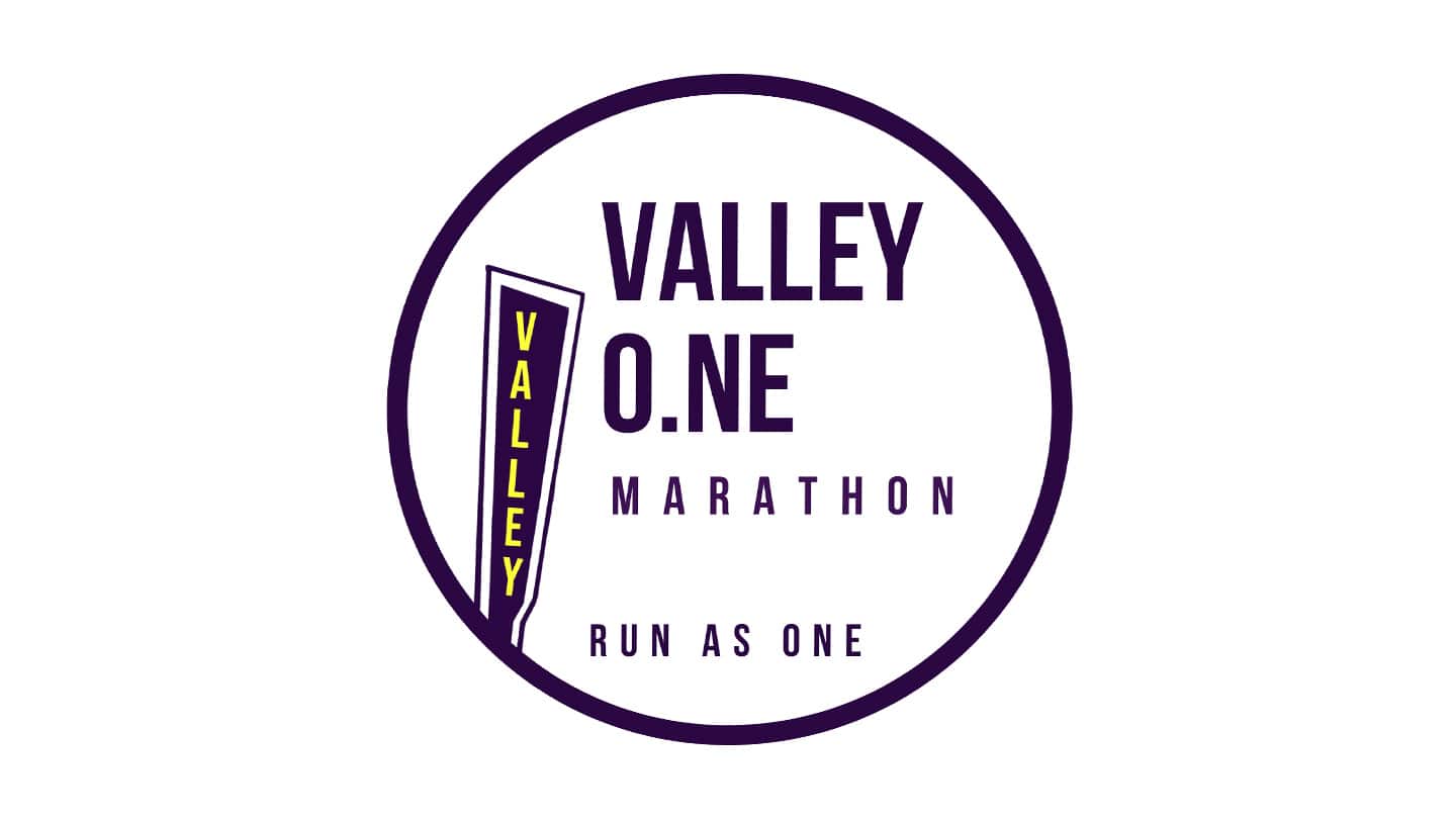 Valley O.ne Marathon Run as One Logo
