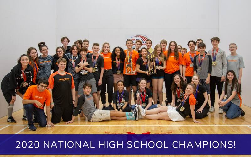 2020 National High School Champions Image with text