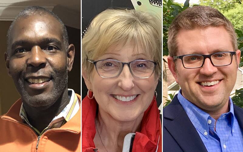 Thurman Brooks, Cheryl Kirk, Dan Whitely Headshot Collage