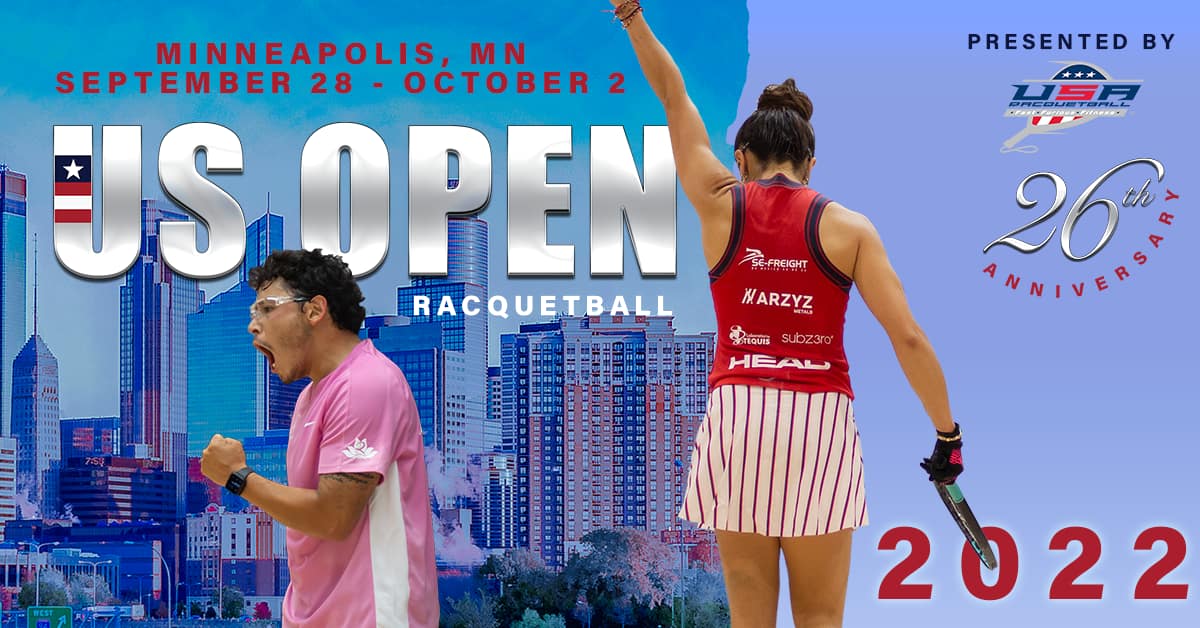 US OPEN Racquetball Championships Promo Photo