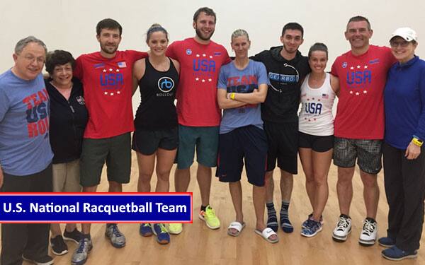 2017 Panam Team USA Image With Text U.S. National Racquetball Team