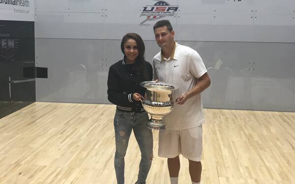 Paola Longoria and Kane Waselenchuk Winners Image