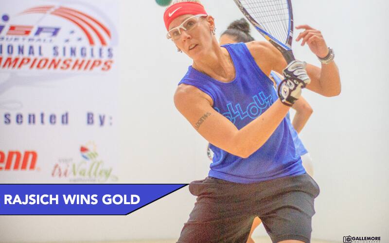 Rajsich Wins Gold Image With Text