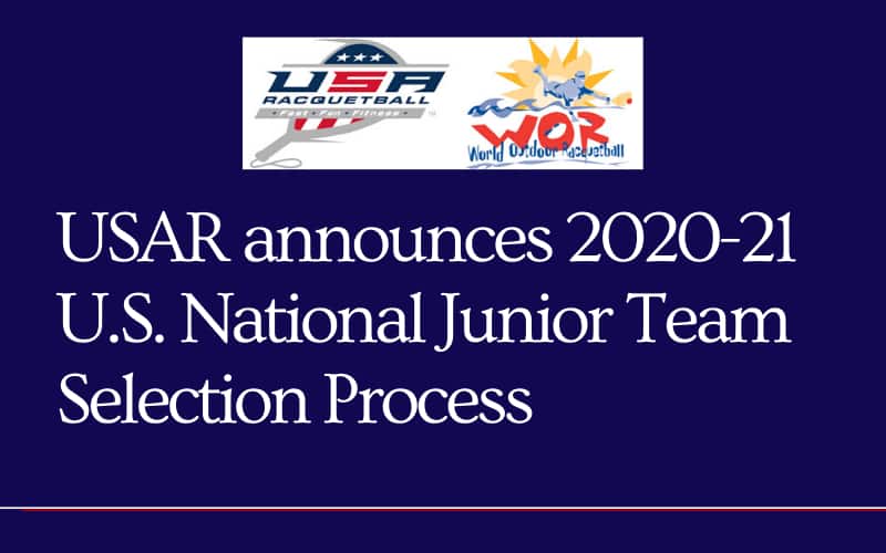 Junior Team Selection Procedure Carousel