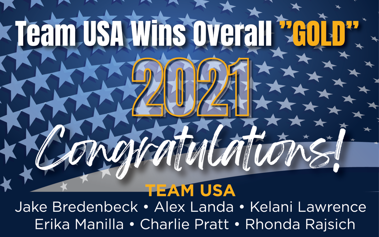 Congratulations Team USA!
