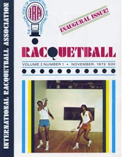 USA Racquetball Magazine Cover for History of Publication