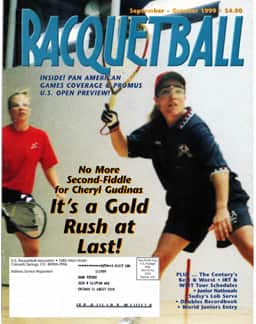 USA Racquetball Magazine Cover for History of Publication