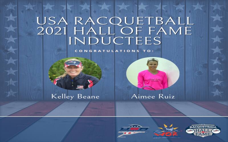2021 Hall of Fame Inductees Kelley Beane and Aimee Ruiz