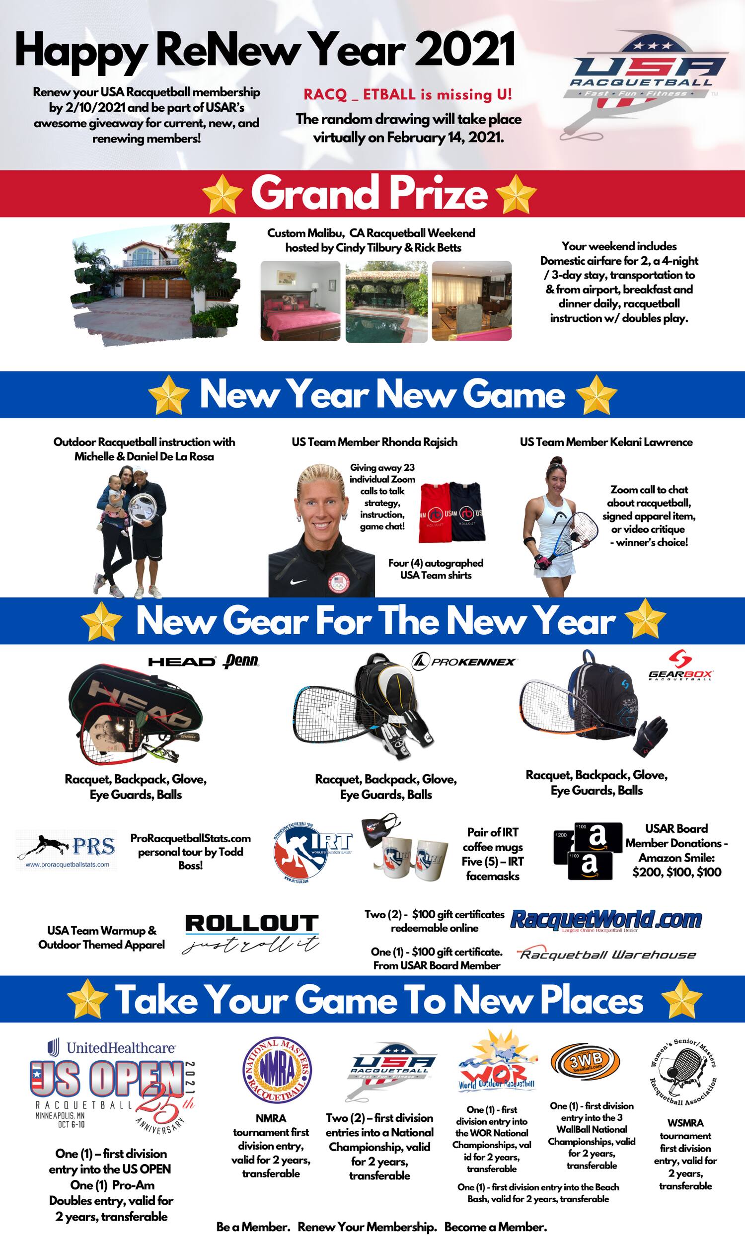 Membership Drive Prizes