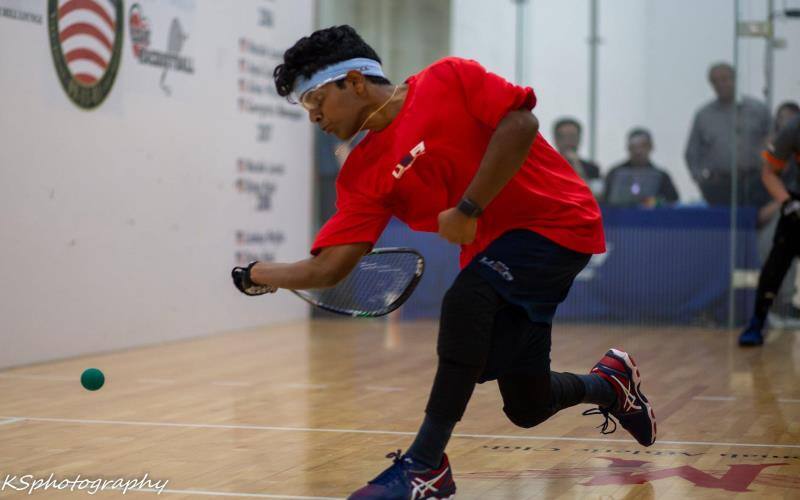 Nikhil Prasad forehand shot