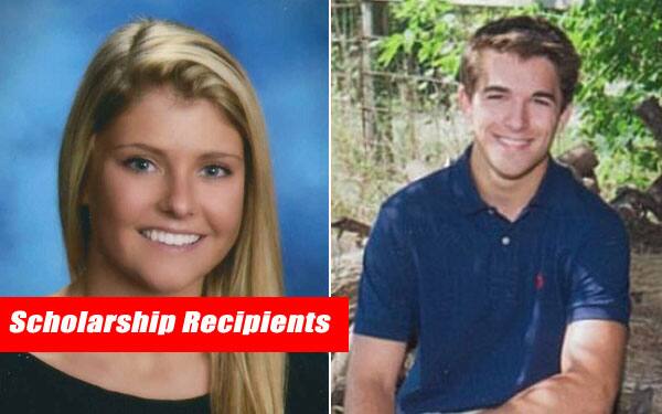 2018 Scholarship Recipients: Jordan & Chandler