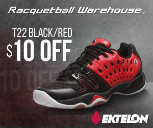 Racquetball Warehouse T22 Shoes Ad
