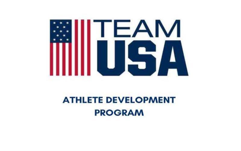 Athlete Development Program with Team USA and US flag