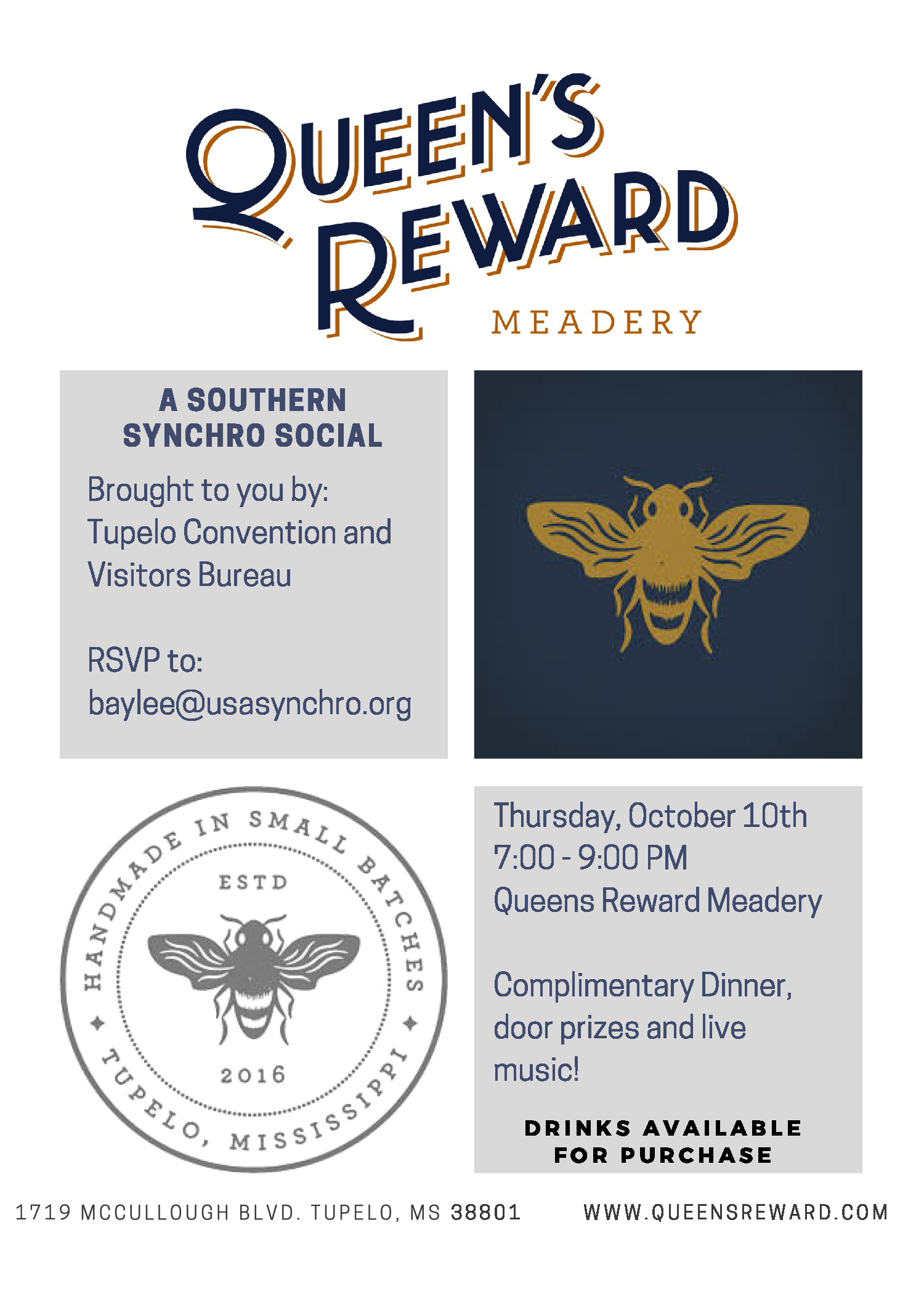 A Southern Synchro Social Flier