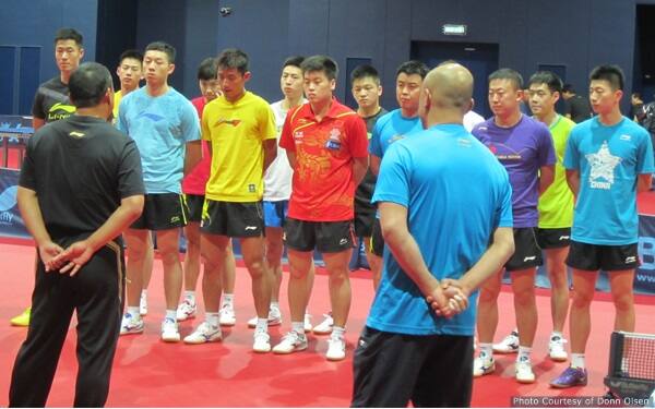 The Chinese National Team Training at the Werner Schlager Academy 