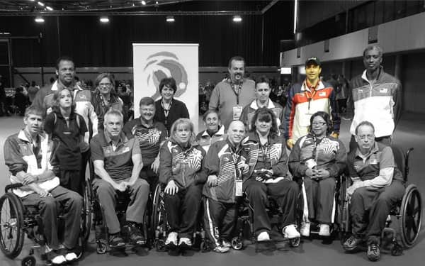 Daniel Rutenberg and members of the US Disabled Squad