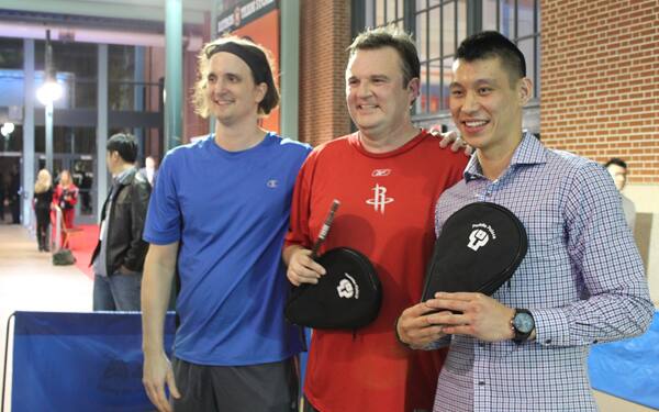 Jim Butler, Daryl Morey, and Jeremy Lin.  Image courtesy of Tony Huang.